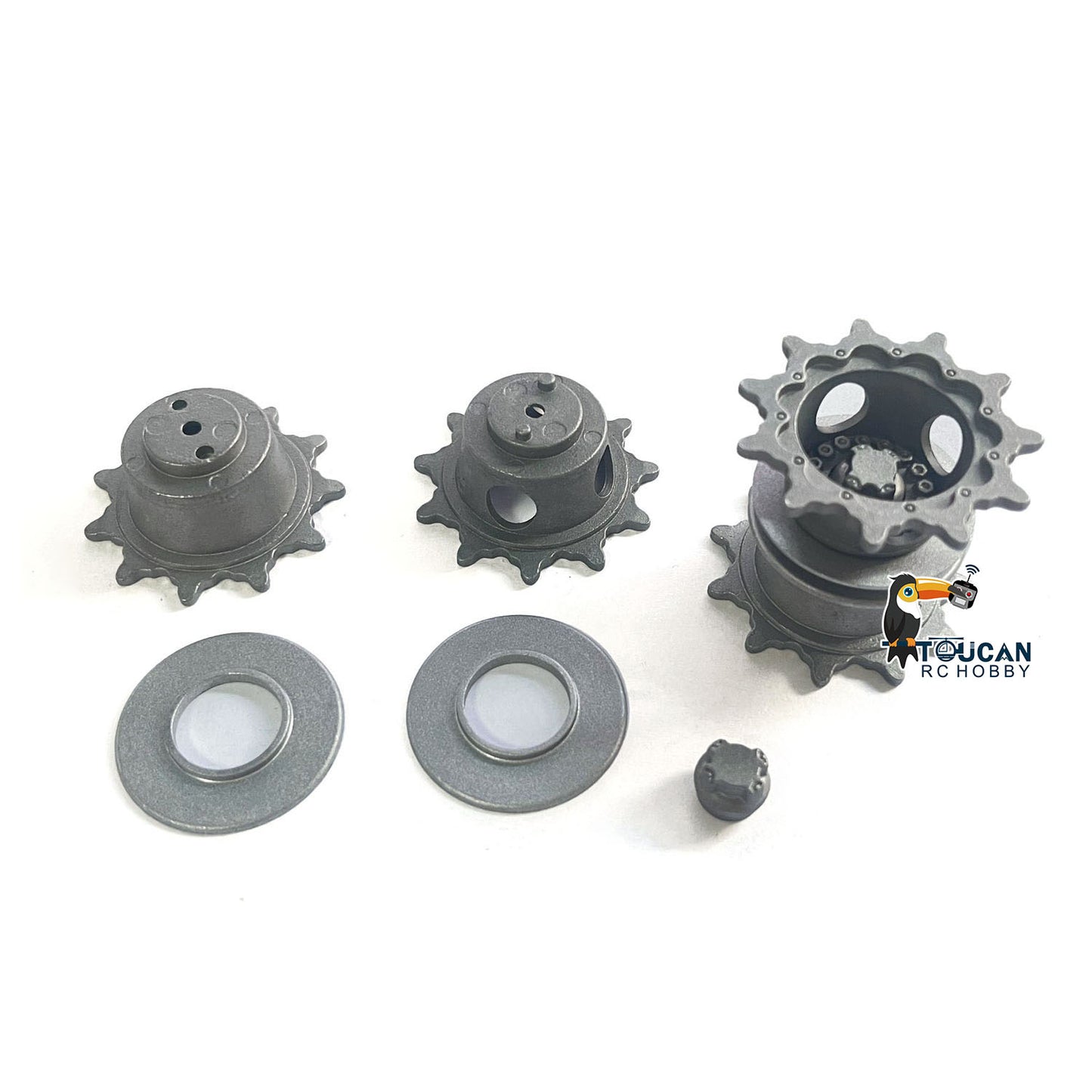 US Stock Scale Henglong 1/16 USA M1A2 Abrams RC Tank Metal Sprockets Driving Wheels 3918