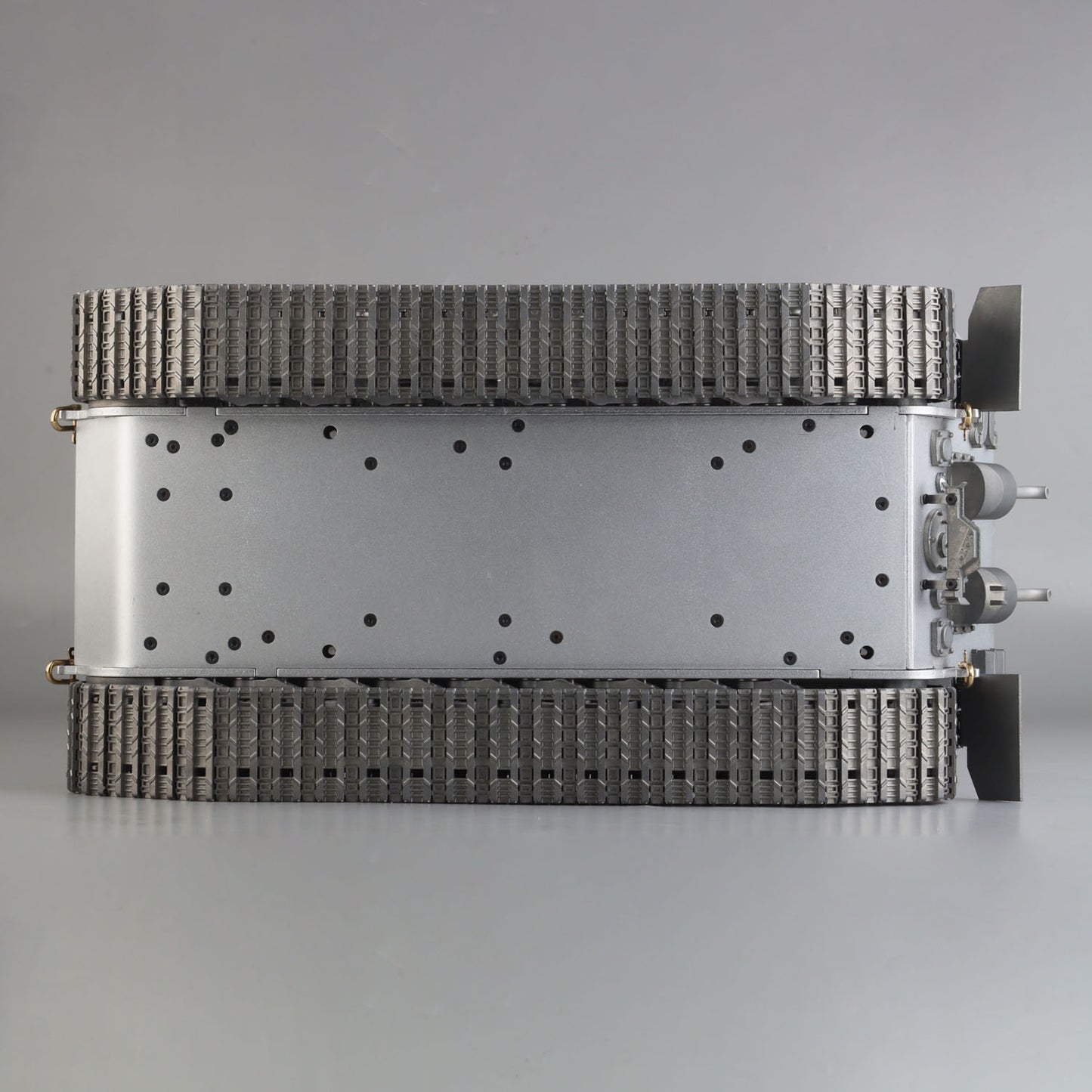 Full Metal RC Tank Chassis for Heng Long 1/16 German King Tiger Henschel Steel Gearbox 390 Brushed Motor Smoke Unit Speaker