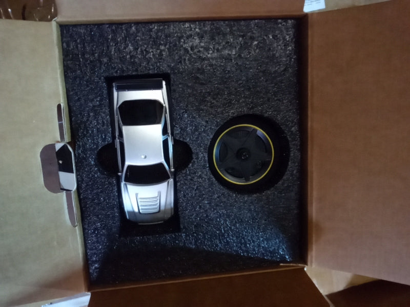 Second Hand US STOCK Remote Control Mini Drift Car 1:43 Race Car Toy Radio Lights Traffic Safety Cone