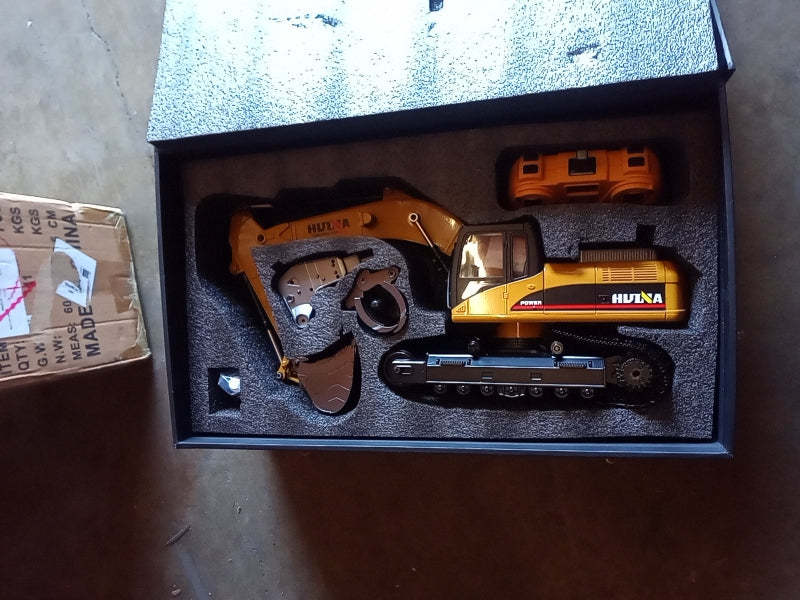 Second Hand US Stock HUINA 580 1/14 Toys RC Metal Excavator