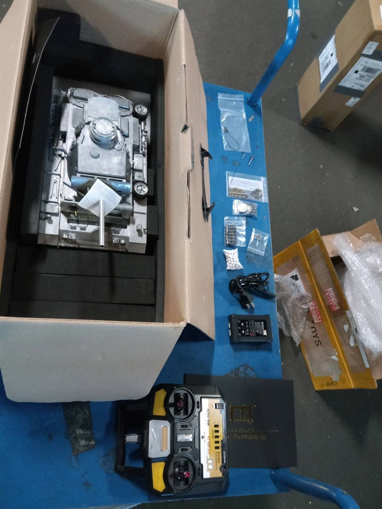 Second Hand US STOCK Mato Metal 1/16 Scale German Panzer III BB Shooting RTR RC Tank 1223