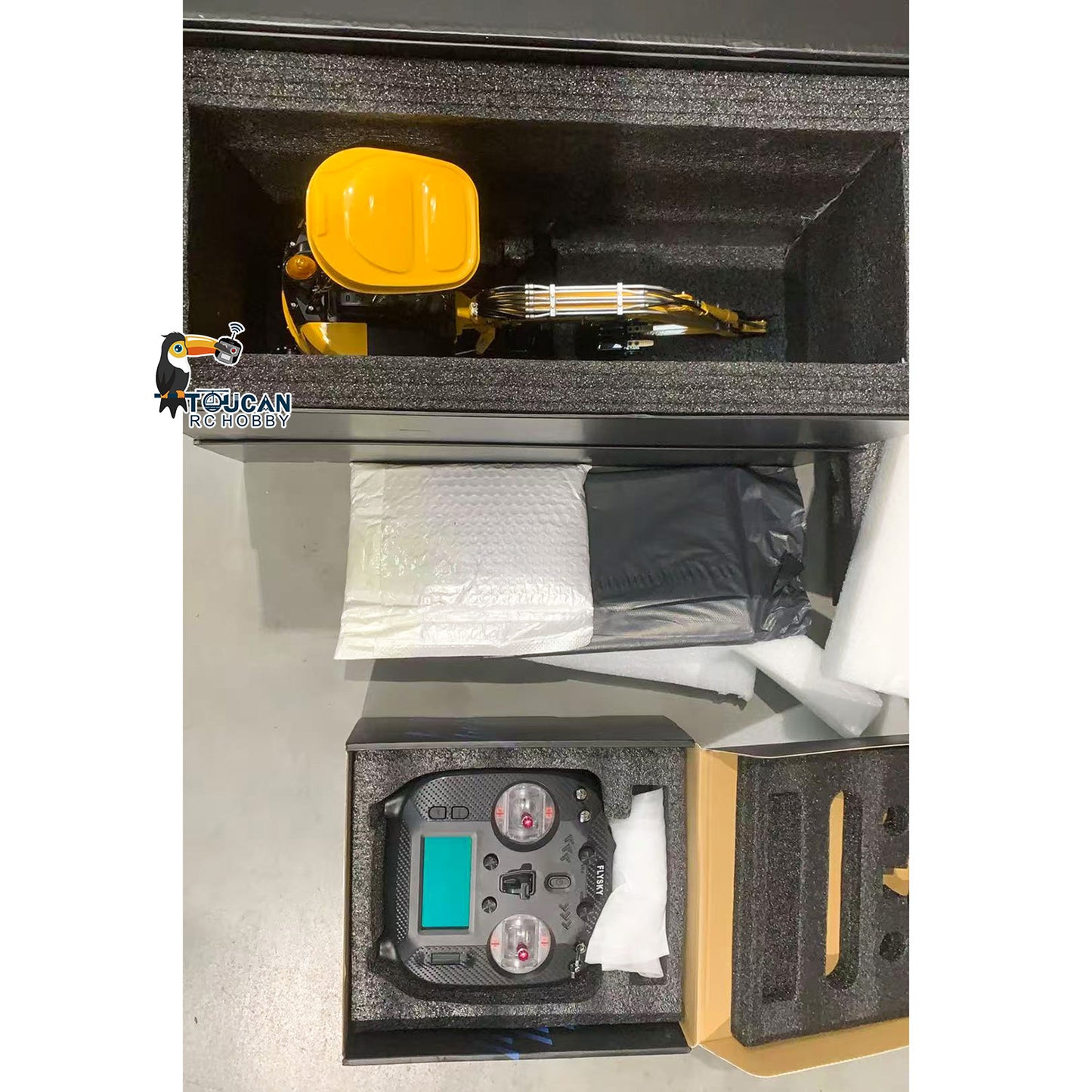 Free Shipping Second Hand AU Stock LESU 1/14 Mini RC Hydraulic Excavator PC30 Metal 6CH Valve Digger