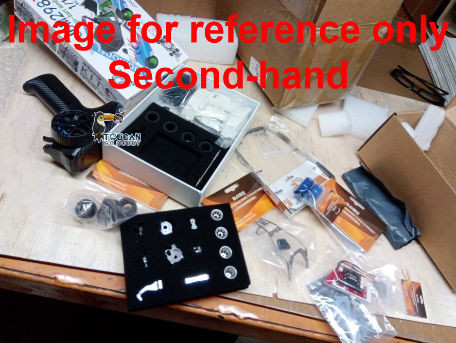 Fast Free Shipping Second Hand US Stock 1/10 Plastic RC Go-Kart JDM 298B KIT Radio Controlled Electric Racing Car Unlimited Retrofit DIY Model for Adult Advanced Player