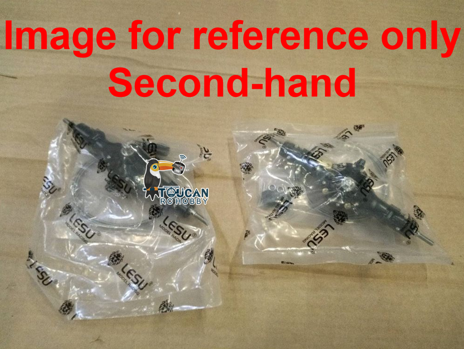 Second Hand Fast Free Shipping LESU Metal Rear Axle Differential Lock 1/14 RC Tractor Truck Tamiya Model Q-9017