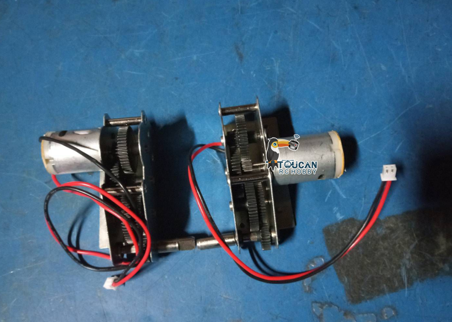 Free Shipping Second Hand US Stock Henglong 1/16 RC Tank ML49mm Steel Gearbox 3818/3819/3848/3849/3858/3859/3868 With 5.3 Plug Cable For RC Military Vehicle Model Part