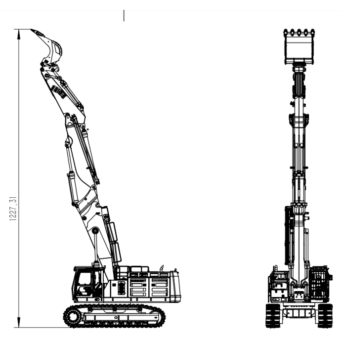 1/14 3 Arms RC Hydraulic Equipment Radio Controlled Excavator Car Model 374F FlySky PL18EV Lite Shovel ESC Servo Motor