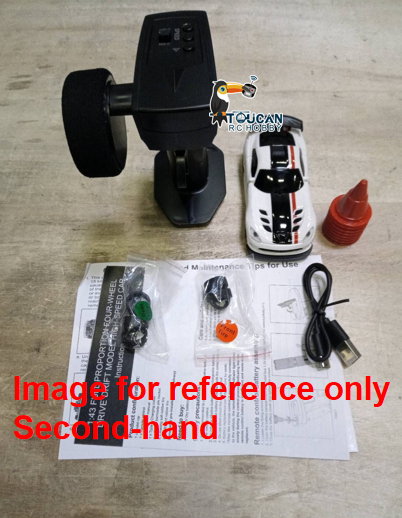 Second Hand Fast Free Shipping for EU 1:43 Remote Control Drift Car LED Effects RC Racing Vehicles AWD Battery Charger Mini Model for Enthusiasts and Players