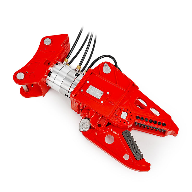 270 Degrees Rotatable Hydraulic Shear Metal Clamp for 1/14 LESU Aoue ET35 B0006 RC Hydraulic Excavator Remote Control Digger AT-C0053