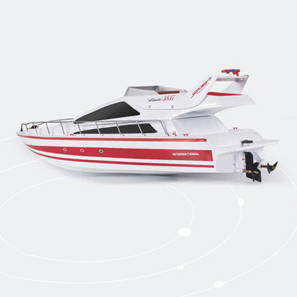 Heng Long 2.4G Plastic RC High-Speed Racing Boat Wireless Control Luxury Yacht RTR Hobby Model Ready to Run 20-25KM/H