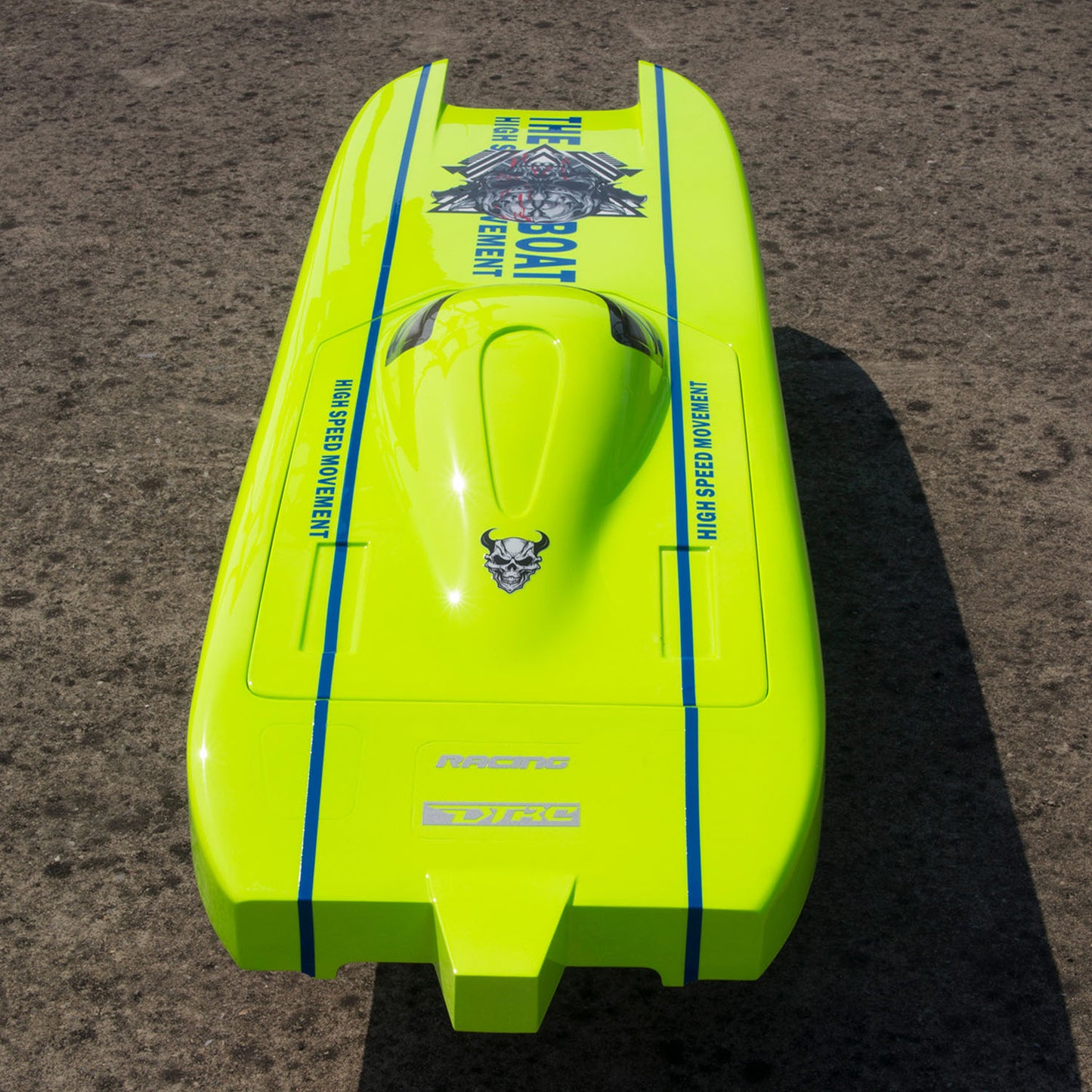 Dual brushless motor water cooling RC racing boat E51 fiber glass construction model