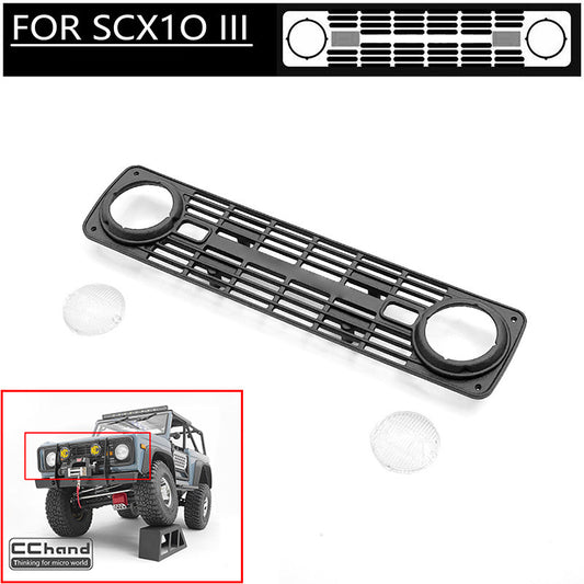 US STOCK CCH Grill Lamp Lens DIY Parts for 1:10 Scale RC Crawler Cars Radio Controlled Vehicle Model Accessory