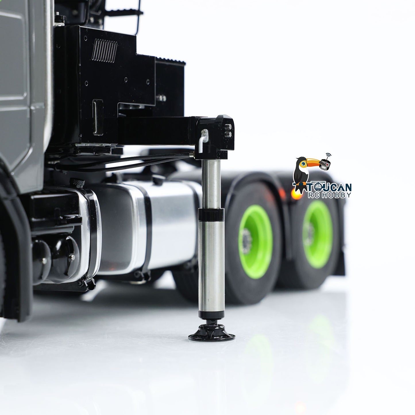 Toucan 1/14 Metal 770S RC Tractor Truck Hydraulic Crane Logging Trailer