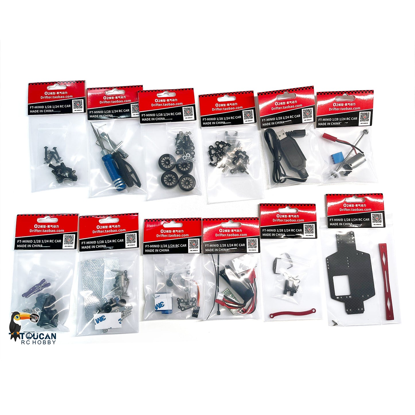 In Stock Chassis KIT DIY 1/28 MINID TOP R8 1/24 TAMIYA Drift Race Car