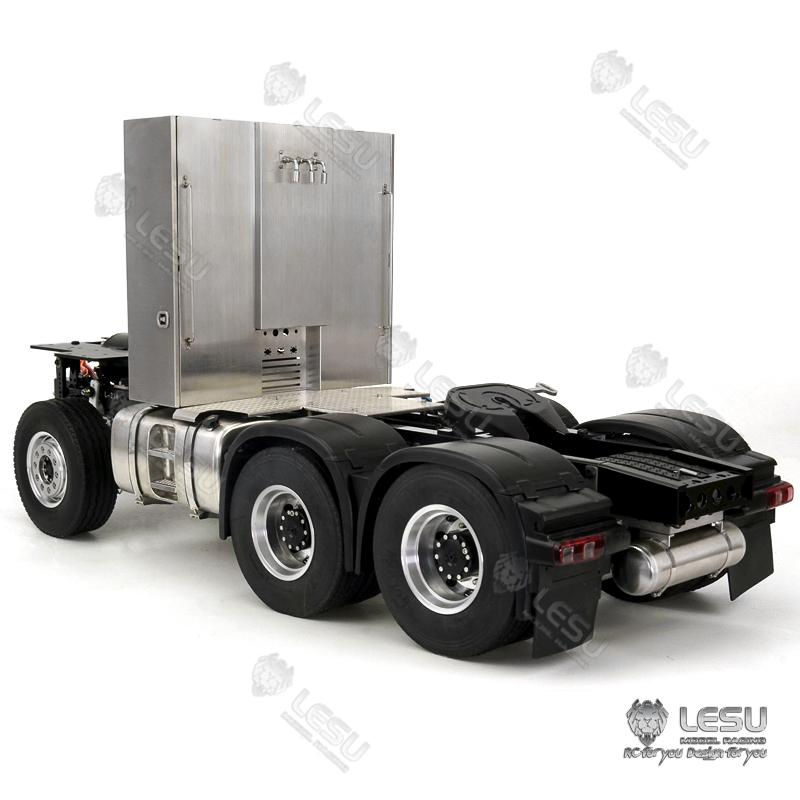 1/14 LESU RC Tractor Truck Radio Controlled 6*6 Metal 3 Speed 851 3363 Assembled Chassis Motor Servo DIY Cars Model