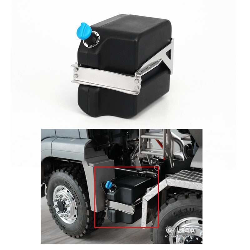 LESU Upgraded Part Plastic Water Tank Urea Tank Cans for DIY 1/14 Scale TAMIYA RC Tractor Truck Dumper Vehicle Models