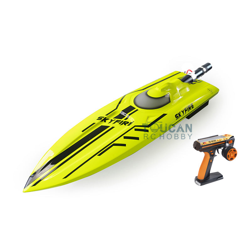G30D 30CC Engine Skyfire Red Fiber Glass Painted Gasoline Racing ARTR RC Boat DIY Model 1190*325*210mm 60-65km/h High Speed Servo