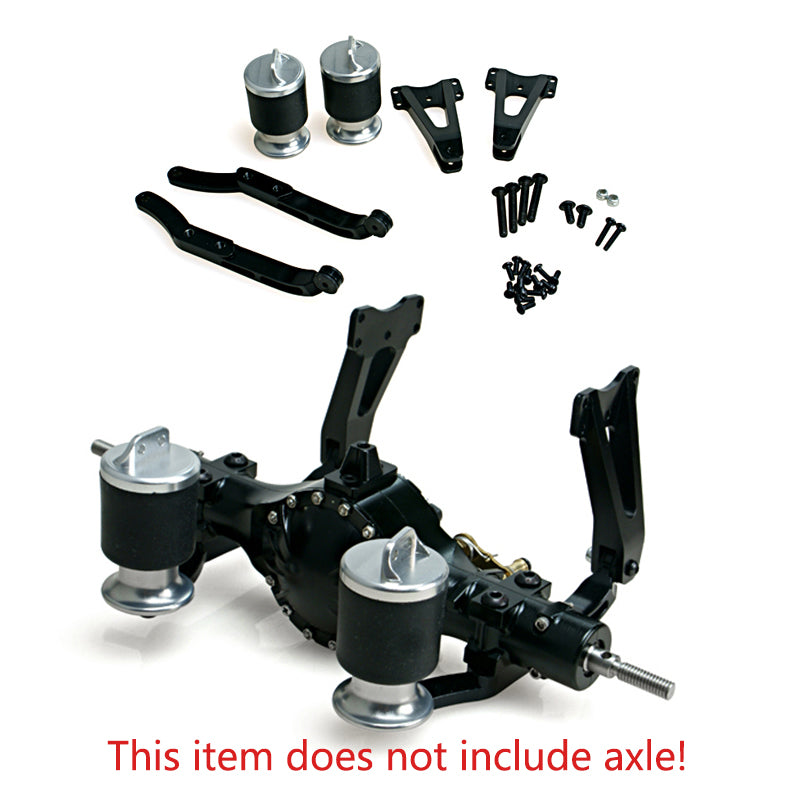 US Stock LESU Spare Part Pneumatic Suspension Set DIY for Rear Axles Radio 1/14 RC Tractor Truck Controlled Car Model DIY Construction Vehicle Parts