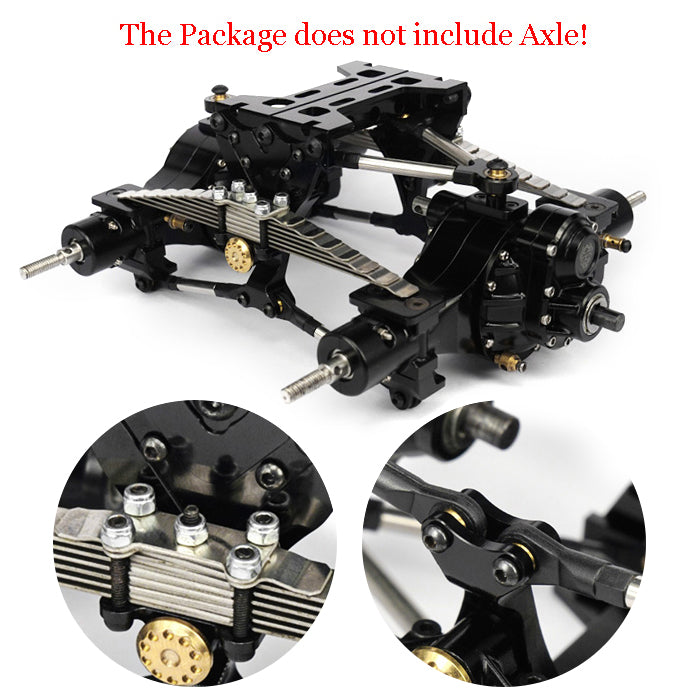 US Stock LESU Metal Spare Part Rear Suspension Set W/O Axles for 1/14 TAMIYA Tractor Truck Dumper Radio Controlled DIY Cars Model