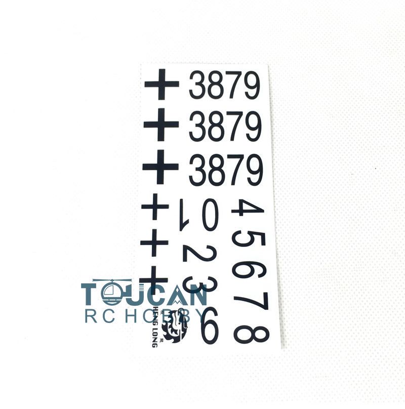 US Stock Fast Shipment Henglong 1:16 Scale German Panther G RC Tank 3879 Decoration Decal Paste Sticker Spare Part