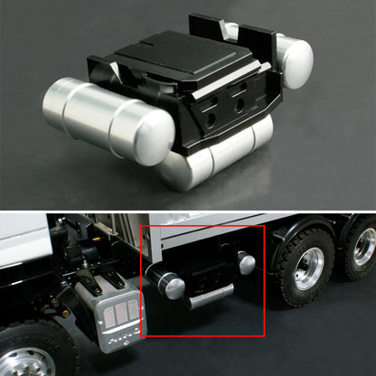 LESU 1:14 Metal Tool Box Air Tank Battery Box Combination for RC Tractor Trucks Car DIY TAMIIYA Remote Control Dumper