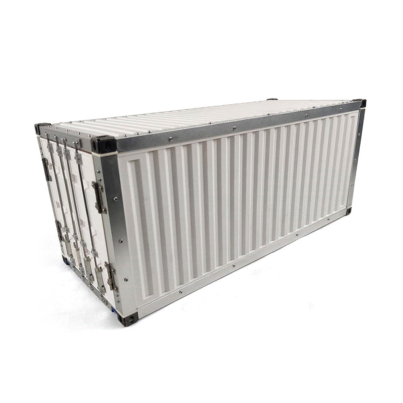 US Stock Unpainted Unassembled 436*182*193mm 20ft Container Box for TAMIYA 1/14 Semi Trailer Tractor Truck DIY Model