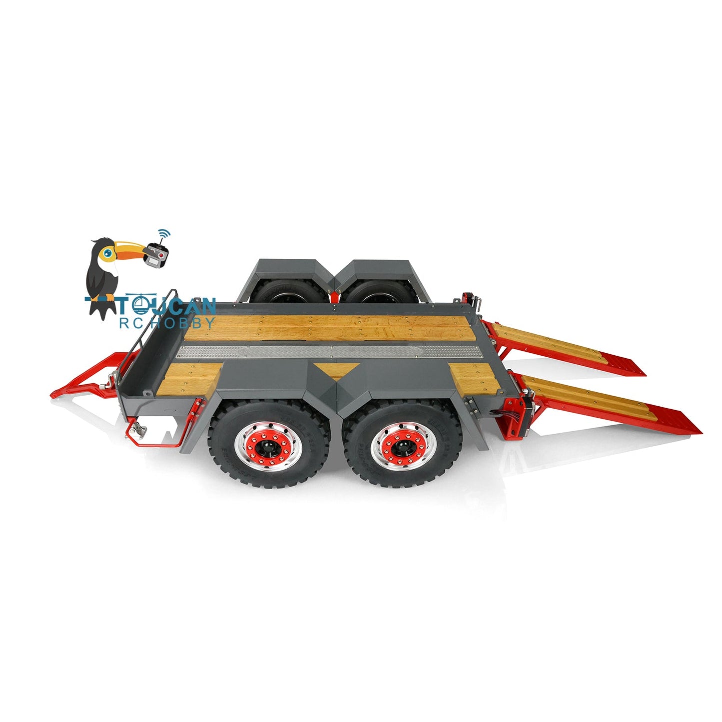 Metal Trailer Plate for 1/14 LESU Aoue-LT5H LT5 Wheeled Tracked Skid-Steer Loader Remote Control Hydraulic Model Car