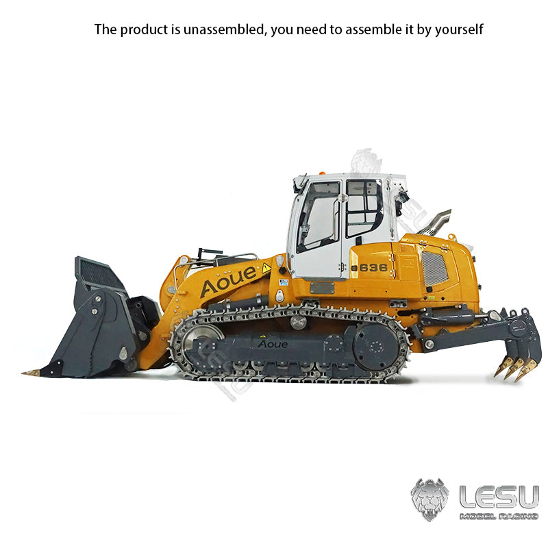 LESU 1/14 Metal RC Painted Loader for 636 Radio Controller Construction Vehicles W/ Sound Light Hydraulic System Decal