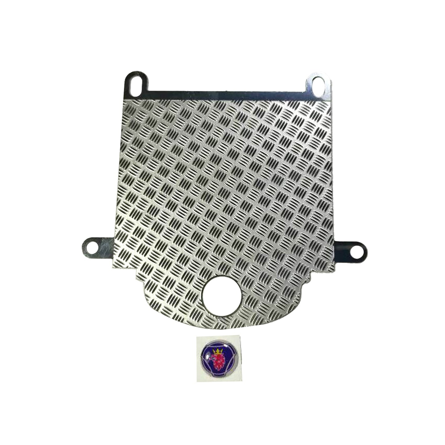 Degree Scale Model Metal Anti-skid Plate Universal for Upgrade Customize 1/14 TAMIlYA RC Tractor R470 56318 R620 56327 Truck Car