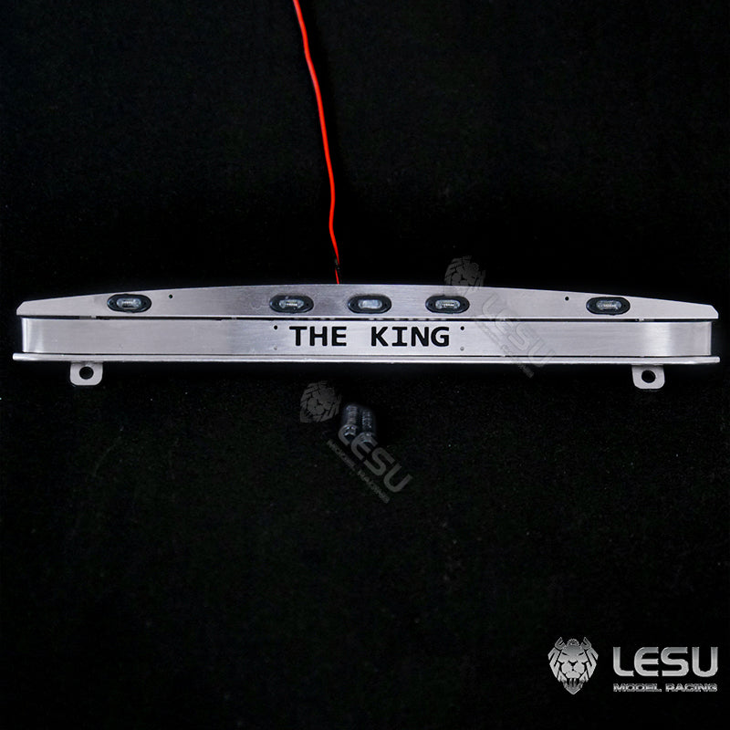 Cabin Rear Light Metal Spoiler Lamp for 1:14 DIY TAMIYE RC Tractor Truck Trailer Radio Control Model R470 R620