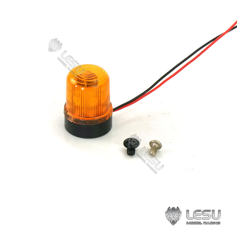 LESU Roof Rotating Warning Lamp Plastic 1/14 Scale Upgrade Part for Tamiya RC Tractor Truck Dumper DIY Model Optional Versions