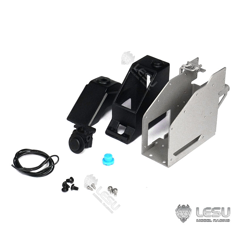 1/14 Scale LESU Plastic Air Filter Aircleaner Urea Tank for Tamiye RC Tractor Truck Dumper DIY Car Models