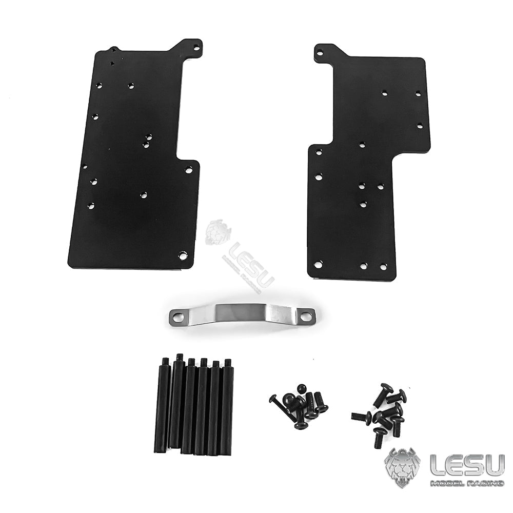 LESU CNC Metal Platform Battery Compartment for DIY 1:14 Tamiya 3363 3348 1851 RC Tractor Truck Dumper Remote Controlled Tipper DIY Model