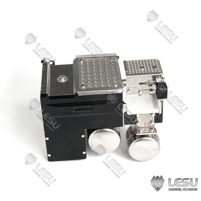 LESU Radio Contol Truck Parts Urea Tank Battery Box Exhaust Tank 1/14 for RC FH16 Tractor Truck Outdoor Vehicle Accessories