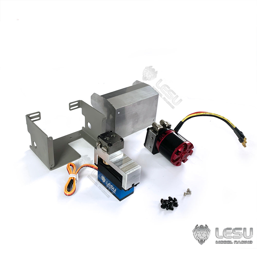 LESU Metal Toolbox Hydraulic Pump 1CH Reversing Valve Spare Parts for 1/14 TAMIIYA RC Dumper Tipper Truck DIY Models Asscessory