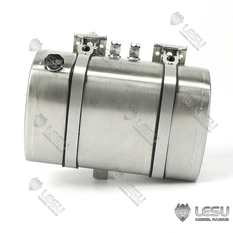 LESU 1:14 50/85/90/95/130MM Metal Hydraulic Oil Tank for Scale TAMIIYA RC Tractor Truck Dumper Remote Control Model