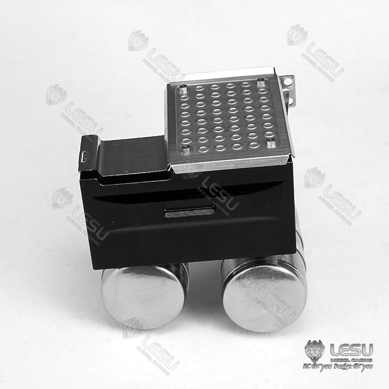 LESU Radio Contol Truck Parts Urea Tank Battery Box Exhaust Tank 1/14 for RC FH16 Tractor Truck Outdoor Vehicle Accessories