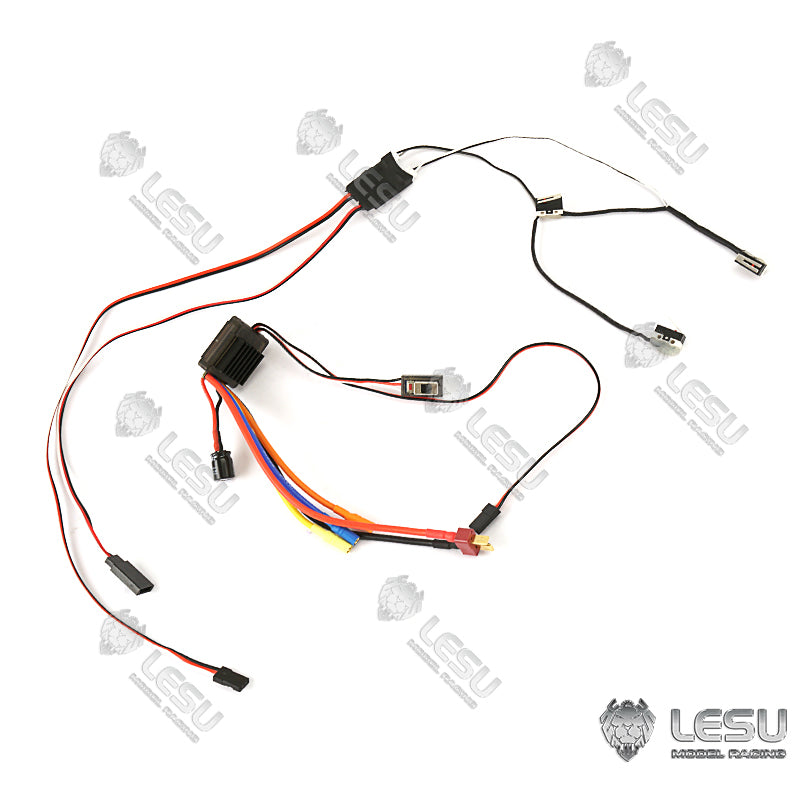 LESU Car Hopper Set Oil Pump Cylinder Bucket Hopper Hydraulic System Limiter for DIY 1/14 TAMIIYA 6*6 RC Dumper Truck Radio Controlled Car Model