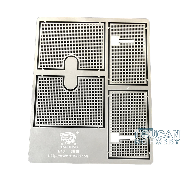 US Stock 1:16 Scale Henglong Armored Metal Guard Plate Parts for German Tiger I RC Tank 3818 Remote Control Model