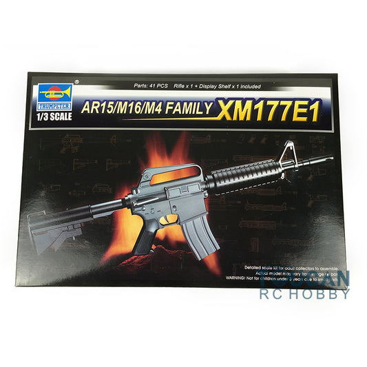 US STOCK Trumpeter 01902 1/3 Model AR15/M16/M4 FAMILY Rifle XM177E1 Automatic Gun DIY Kit