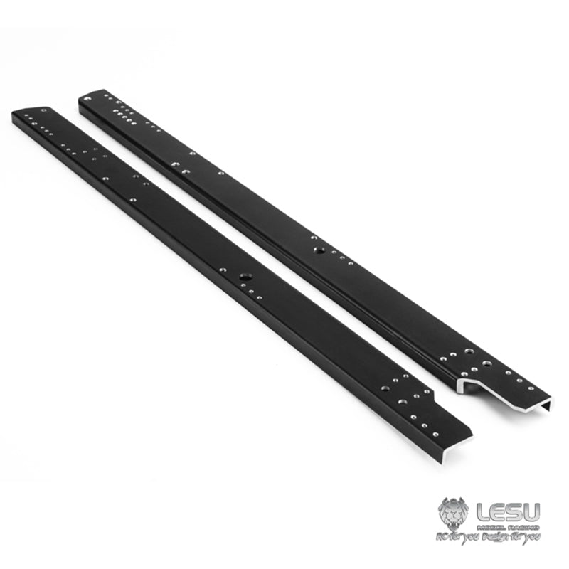 Metal Car Hopper Chassis Rail for 1/14 Scale LESU 6*6 RC Hydraulic Equipment Cylinder Remote Control Dumper Truck Spare Parts