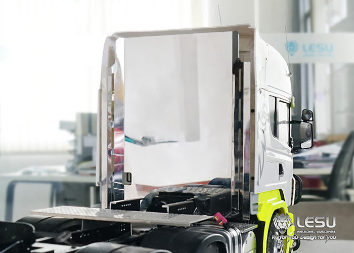 LESU Cabin Metal Protection Board for 1/14 TAMIIYA/LESU RC Tractor Truck Gearbox Model Car Replacement Upgraded Parts