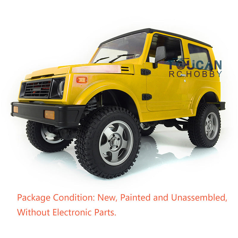 Capo 1/6 RC Racing SIXER1 Crawler Metal Chassis Plastic Unassembled Cabin Car Shell Front Rear Light KIT DIY Model