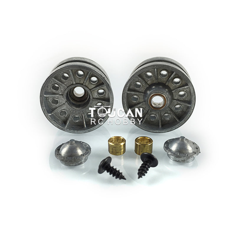 Mato 1/16 Henglong Soviet T34-85 Radio Controlled Ready-To-Run RC Tank Model Metal Sprockets Idlers W/ Bearings Driving Wheels