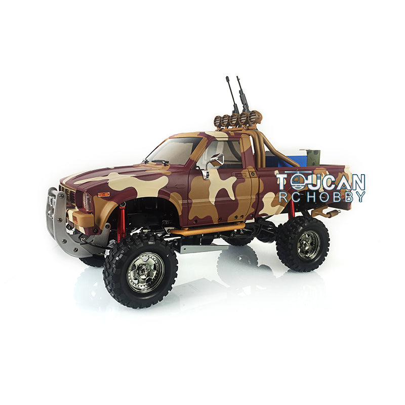 HG P417 1/10 Radio Control Middle East Pickup Truck RTR Racing Crawler 4*4 Rally Car Radio system Motor Axles Outdoor Truck