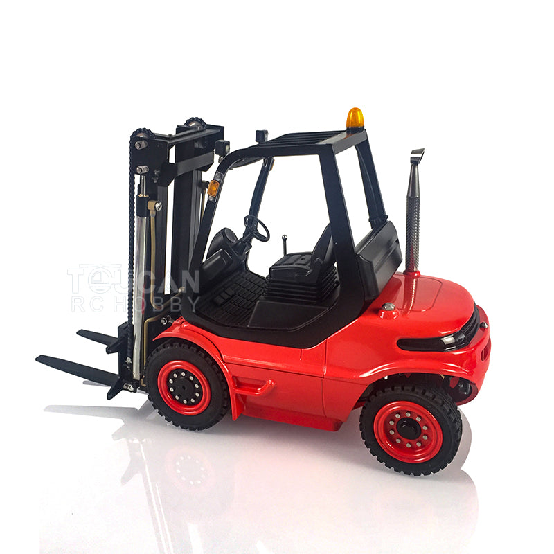LESU Lind 1/14 RC Hydraulic forklift Transfer Car Painted RTR Truck Motor Light Battery Radio System Remote Control Vehicles