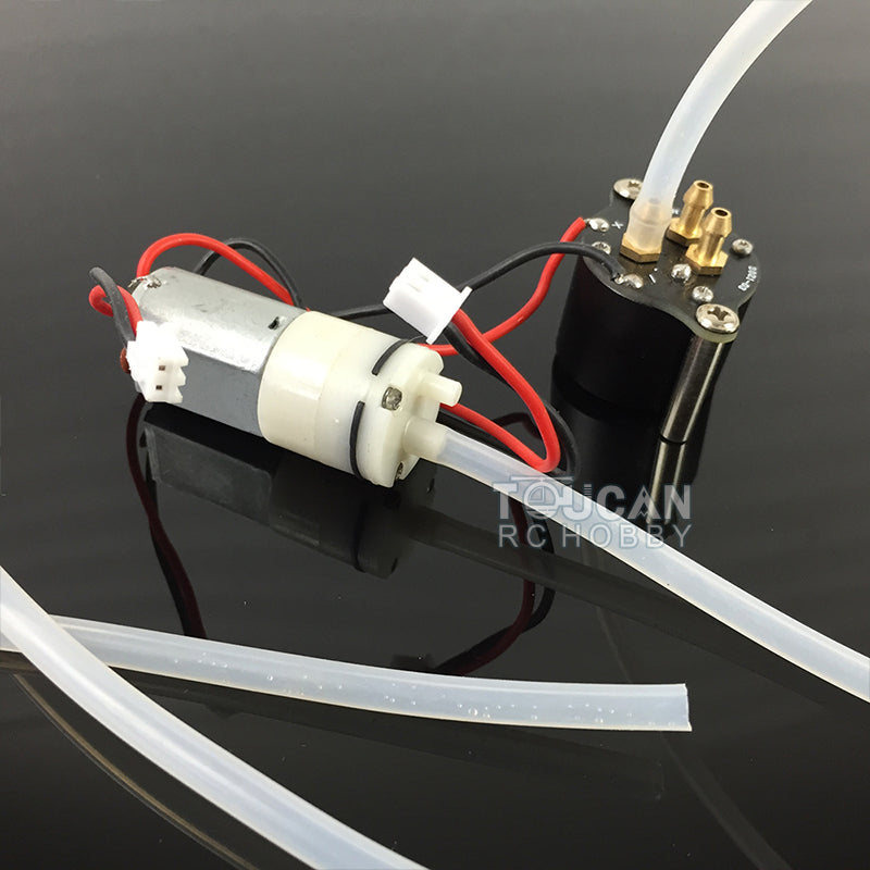 Open Fire Smoke Flash Metal Rotary Smoking Gearbox Sangdag Antenna for Henglong 1/16 RC Tank DIY Model Main Board