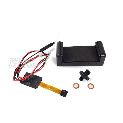 Henglong 1/16 RC Tank Rotating Gearbox Smoke Unit Board FPV System Infrared Combating System Receiver Plastic 340/360 Degree Rotating Gear Metal Antenna