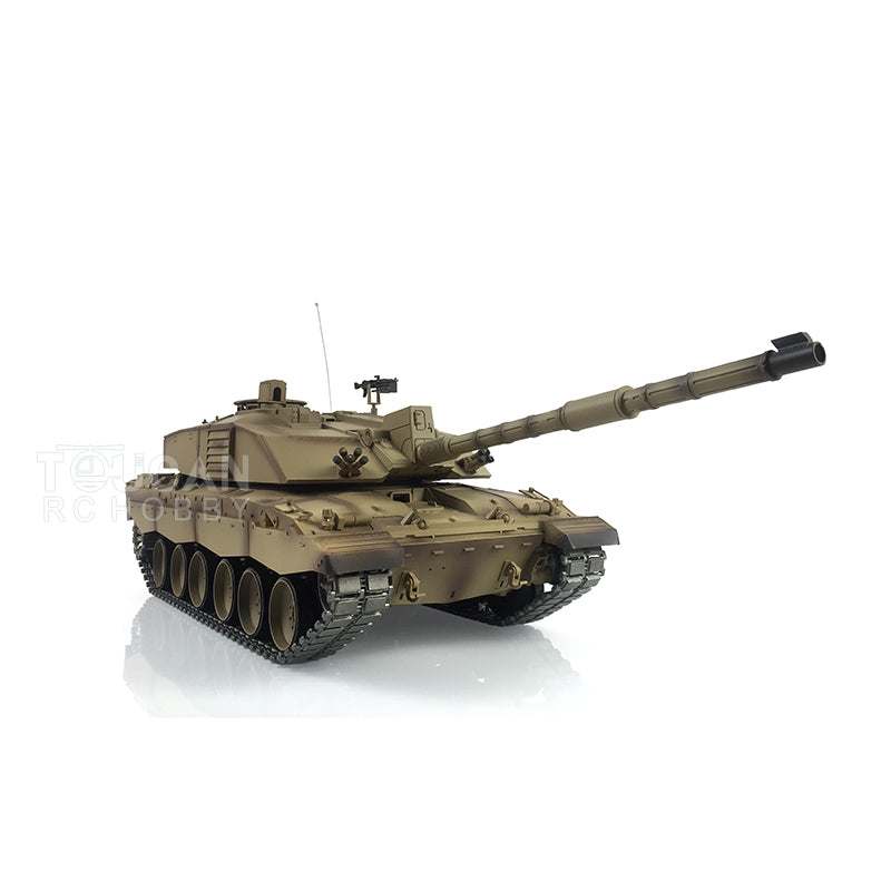 Henglong 1:16 7.0 2.4Ghz Upgraded British Challenger II RTR RC Tank Model 3908 BB Shooting Unit IR Metal Tracks Idlers Sprockets