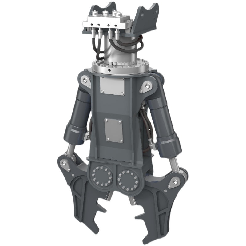 Metal Hydraulic Claw / Shear Attachments Suitable for Upgrading HUINA Kabolite K970 1/14 Hydraulic RC Excavator Trucks Model