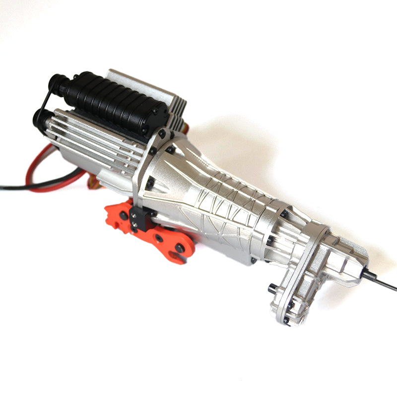 Metal Engine 2Speed Gearbox Motor for RC 1/10 JDM-150 Pickup Car DIY Crawler Model Upgrade Spare Parts Customized Truck Project